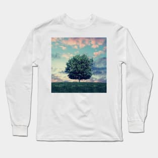 Tree On Hill Long Sleeve T-Shirt